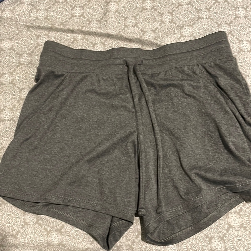 Gray workout shorts from all in motion size S